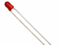 LED 3MM ROJO DIFUSO 80mcd/30° 645nm (10u)