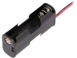 PORTA PILAS 2*AA c/CABLE
