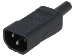 CONECTOR IEC C14 POWER MACHO CABLE 250V 10A