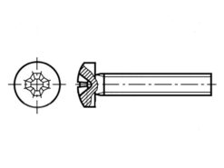 PERNO M2*10mm CINCADO DIN7985 (50un)