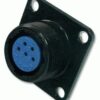CONECTOR CIRCULAR PANEL 5PIN HEMBRA 5A POR PIN.