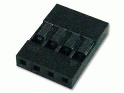 HOUSING SLIM 4x1 2.54mm (10u)