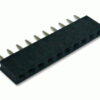 SOCKET PCB 10x1 2.54mm ALTO 5mm TH