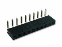 SOCKET PCB 10*1 2.54mm EN ANGULO.