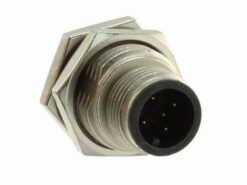 CONECTOR M12 4T IP68 MACHO PANEL METAL