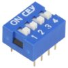 DIPSWITCH 4PST-24V/25mA