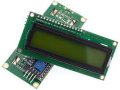 MODULO DISPLAY LCD 16x2 SERIAL I2C VERDE-AMARILLO.