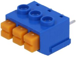 REGLETA 3TERMINALES SIN TORNILLOS 8A PARA PCB