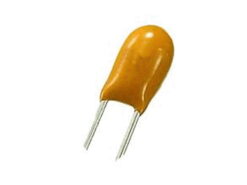 COND. TANTALO 1UF 50V 20% 2,54mm