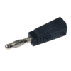 PLUG/JACK BANANA 4mm NEGRO