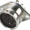 CONECTOR DIN 8 VIAS HEMBRA PANEL