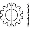GOLILLA ESTRIADA M2 D4,5mm H0,3mm CINCADA (50u)