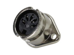 CONECTOR DIN 5 VIAS HEMBRA PANEL