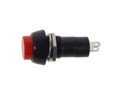 BOTON REDONDO OFF-(ON) PANEL 1A/250VAC ROJO,