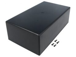 CAJA ABS 189*113*66mm MULTIUSO NEGRA
