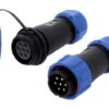 CONECTOR CIRCULAR 7T 3A IP67 PAR M-F CABLE