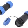CONECTOR CIRCULAR 12T 3A IP67 PAR M-F CABLE