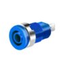 SOCKET BANANA 4mm 20A PANEL AZUL
