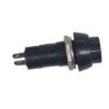 BOTON OFF-(ON) PANEL 1A/250VAC NEGRO 12mm.