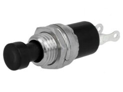MINI PUSH BUTTON NA 1A NEGRO