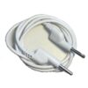 CABLE BANANA 4mm AWG18 10A 1mt BLANCO