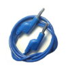 CABLE BANANA 4mm AWG18 10A 1mt AZUL