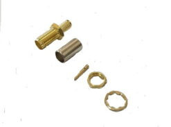 RPSMA JACK CRIMP MALE FOR RG58