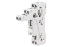 BASE DIN PARA RELE RM84 DPDT 12A